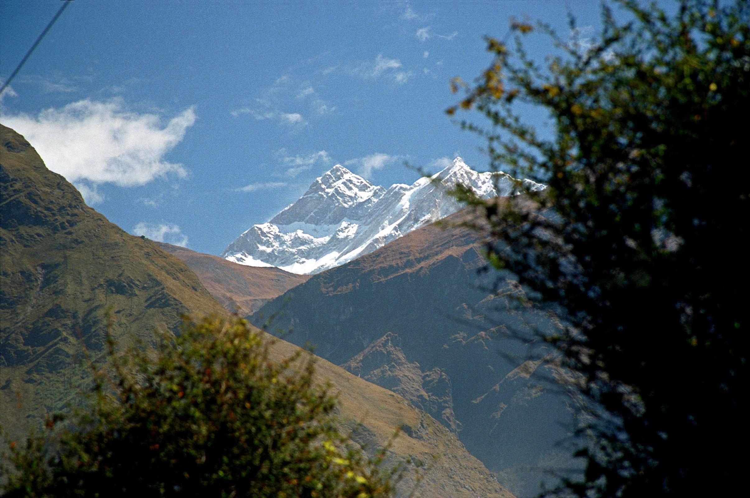 403 Annapurna  Northwest Face With Thulo Bugin Below From Lete 